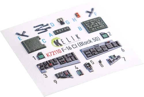 レスキット (Reskit) 1/72 ジェネラル・ダイナミクス F-16CJ ファイティングファルコン 内装3Dデカール (タミヤ用) プラモデル用デカール RSKK72110