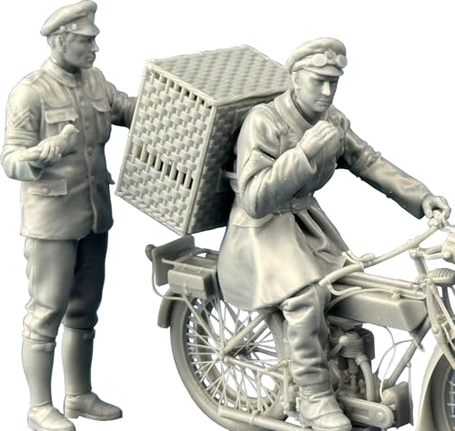 コッパーステートモデル 1/35 イギリス 伝令兵・伝書鳩籠 2体入 レジンキット COPF35059