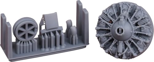 SBSモデル 1/72 ダグラス・エアクラフト 爆撃機 SBD-5 ドーントレス エンジン・排気管ディテールセット (ハセガワ用) プラモデル用パーツ SBM72084