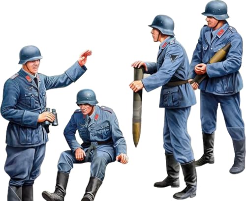 ダス・ヴェルク(Das Werk) 1/35 ドイツ 8.8cm 対空砲クルーセット 4体入 プラモデル USCDW35038