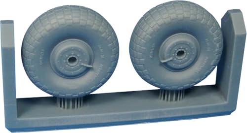 バラクーダスタジオ 1/72 デ・ハビランド モスキート 後期型ホイール ブロックトレッド (汎用) プラモデル用パーツ BRAR72466