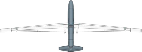 ミニウイング 1/144 航空自衛隊 RQ-4B グローバルホーク プラモデル MWG144374