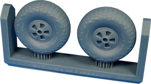 バラクーダスタジオ 1/72 デ・ハビランド モスキート 初期型ホイール ブロックトレッド (汎用) プラモデル用パーツ BRAR72464