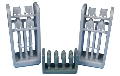 バラクーダスタジオ 1/48 シーフューリー RP-3 ロケット弾・2重ランチャーセット 4個入 プラモデル用パーツ BRAR48527