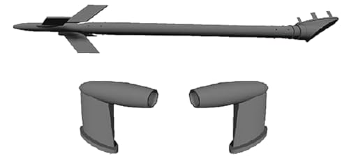 MHモデルズ 1/72 ミル Mi-24 ハインド ピトー管・DUASプローブセット (ズべズダ用) プラモデル用パーツ MHZK72090