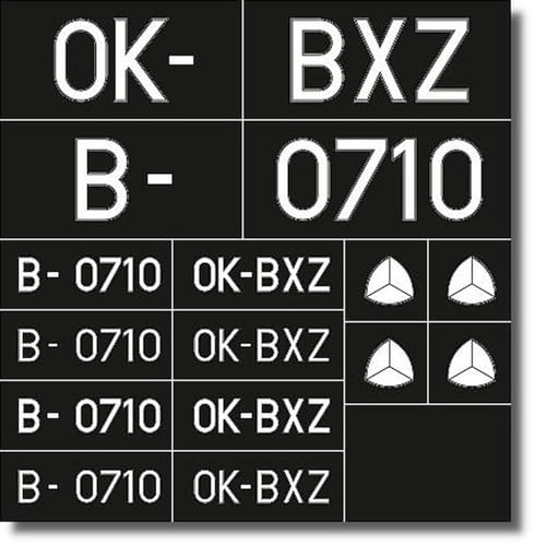 MHモデルズ 1/35 パイパー L4B チェコスロバキア警察マーキング塗装マスクシール (ブロンコ用) プラモデル用マスキングシール MHZX32050