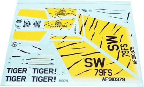 ファブスケール 1/48 アメリカ F-16CM ファイティングファルコン ブロック50 第79戦闘飛行隊 ショー空軍基地 2023年 プラモデル用デカール FABD48007