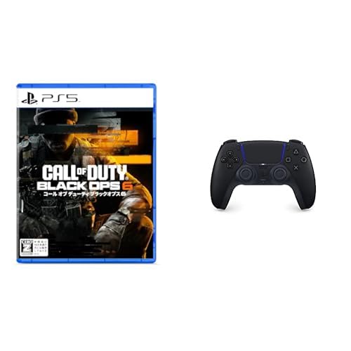 DualSense ワイヤレスコントローラー ミッドナイト ブラック (CFI-ZCT1J01) + Call of Duty(R): Black Ops 6（コール オブ デューティ ブラックオプス 6） セット