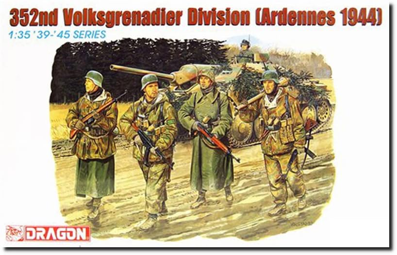 プラッツ ドラゴン 1/35 WW2 ドイツ 第352国民擲弾兵師団 兵士 4体セット プラモデル DR6115 (人)