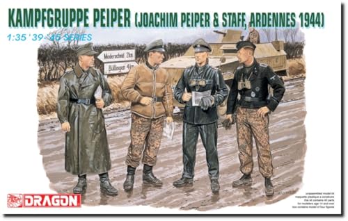 プラッツ ドラゴン 1/35 WW2 ドイツ 武装親衛隊 パイパー戦闘団 ヨッヘン・パイパー＆士官 プラモデル DR6088 (人)