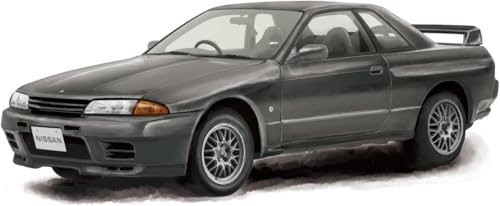 プラッツ/MONO 1/32 オートモービルキット ニッサン スカイライン GT-R V・SpecII ガングレーメタリック 色分け済みプラモデル MN06 (自動車)