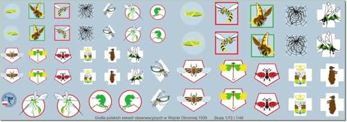 トロモデル 1/72・1/48 ポーランド 観測飛行隊エンブレム 1939年9月 プラモデル用デカール TRM2023