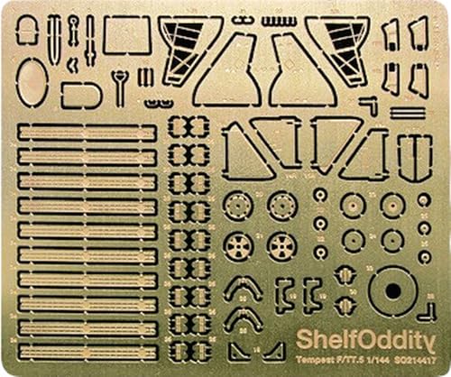 シェルフオディティー(Shelf Oddity) 1/144 ホーカー テンペスト Mk.5/TT.5 エッチングパーツ (Fトイズ用) プラモデル用パーツ PSO2144017