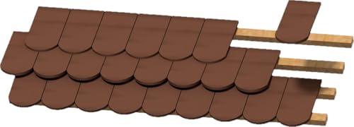 プラスモデル(PLUS MODEL) 1/35 平板瓦 104枚入 ミニチュア用アクセサリー PLM554