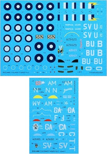 シェルフオディティー(Shelf Oddity) 1/144 オーストラリア カーチス・ライト P-40M/N ウォーホーク パート2 デカール 5機分入 プラモデル用デカール PSO3144066