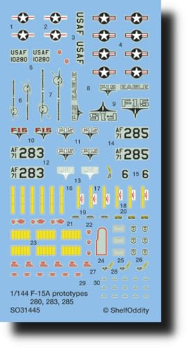 シェルフオディティー(Shelf Oddity) 1/144 マクドネル・ダグラス F-15A イーグル プロトタイプ デカール プラモデル用デカール PSO3144005