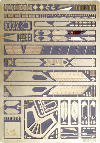 シェルフオディティー(Shelf Oddity) 1/144 ロッキード F-117A ナイトホーク エッチングパーツ (ドラゴン用) プラモデル用パーツ PSO2144004