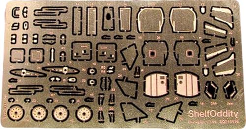シェルフオディティー(Shelf Oddity) 1/144 ダッソー・ブレゲー MD.450 ウーラガン エッチングパーツ (ミニウィング用) プラモデル用パーツ PSO2144016