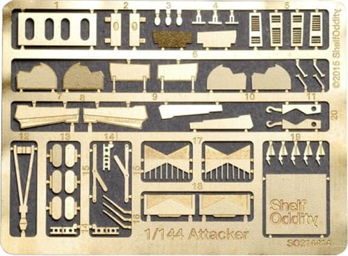 シェルフオディティー(Shelf Oddity) 1/144 スーパーマリン アタッカー FB.2 エッチングパーツ (ミニウィング用) プラモデル用パーツ PSO2144014