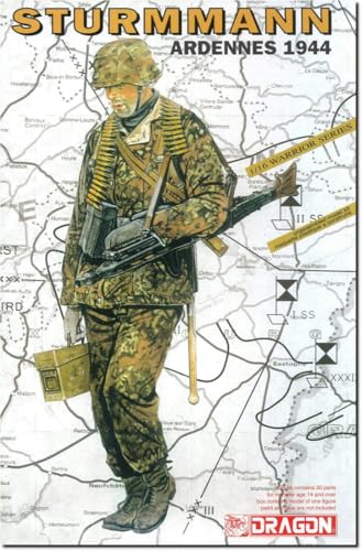プラッツ ドラゴン 1/16 WW2 ドイツ 武装親衛隊 機関銃手 アルデンヌ 1944 プラモデル DR1604 (人)