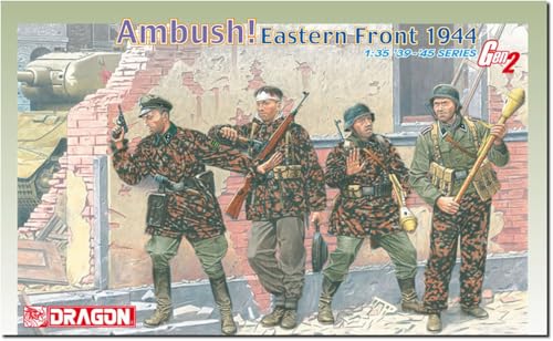 プラッツ ドラゴン 1/35 WW2 ドイツ 装甲擲弾兵 奇襲! 東部戦線 1944年 Gen2 フィギュア4体セット プラモデル DR6333 (人)