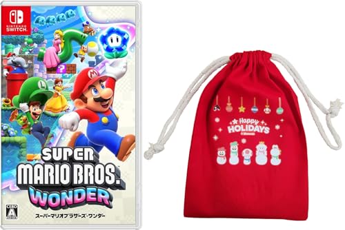 スーパーマリオブラザーズ ワンダー -Switch 【Amazon.co.jp限定特典】ホリデーギフト巾着 同梱