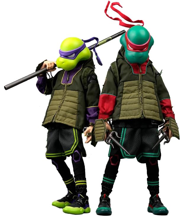 JTSTUDIO x BIGBOYSTOYS TMNT &ndash; Raphael & Donatello ミュータント・ニンジャ・タートルズ ラファエロ&ドナテロ 2pack 1/6スケール PVC&ABS&布製 塗装済み可動フィギュア