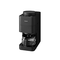 パナソニック NC-A58-K コーヒーメーカー 全自動 ミル付き 沸騰浄水機能 デカフェ豆コース搭載 ブラック