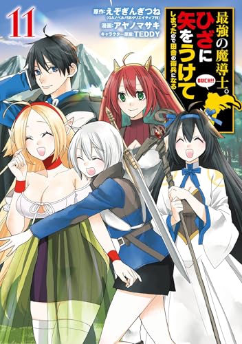 最強の魔導士。ひざに矢をうけてしまったので田舎の衛兵になる 11巻 表紙