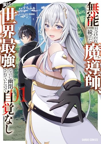 無能と言われ続けた魔導師、実は世界最強なのに幽閉されていたので自覚なし 1巻 表紙