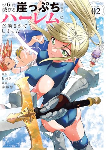 あと6日で滅びる崖っぷち国家のハーレムに召喚されてしまった 2巻 表紙