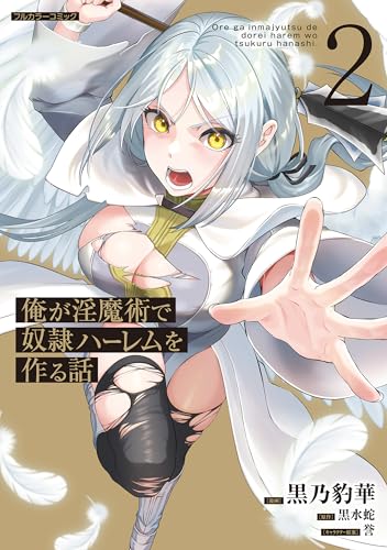 俺が淫魔術で奴隷ハーレムを作る話 2巻 表紙