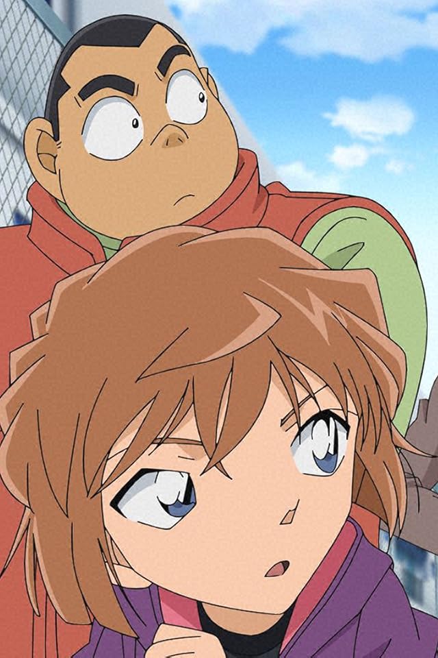 名探偵コナン 小嶋 元太（こじま げんた）,灰原 哀（はいばら あい） iPhone(640×960)壁紙画像