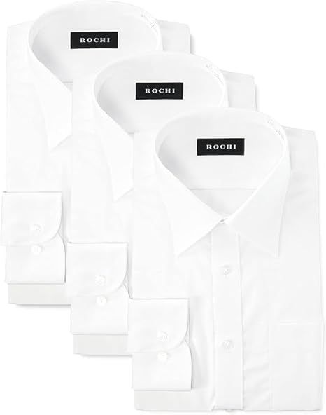 AOKI(アオキ) ワイシャツ 形態安定 3点セット 長袖防臭 綿高混率 立体パターン ビジネスメンズ