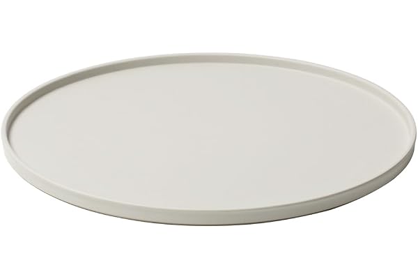ideaco (イデアコ) バンブーメラミン食器 特大皿 平皿 プレート 28cm WAMONO 28 kasumi サンドホワイト 339SWH