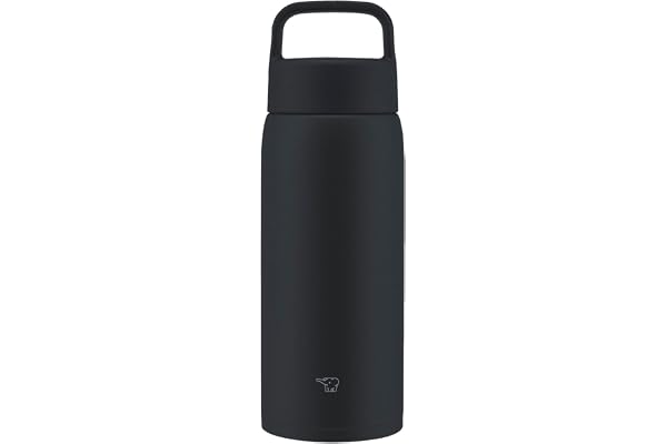 象印 水筒 ステンレスマグ 大容量 800ml 【運動におすすめ】 ハンドル スクリュー 食洗機対応 シームレスせん お手入れ点数2点 チャコールブラック SU-DA80-BM