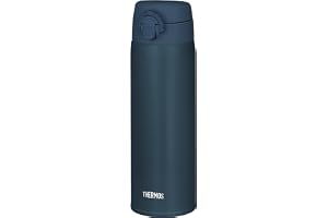 【Amazon.co.jp限定品】サーモス 水筒 真空断熱ケータイマグ 500ml ダークネイビー 飲み口外せてお手入れ簡単 超軽量コンパクトタイプ ワンタッチオープン ステンレス ボトル 保温保冷 JOF-500 DNVY