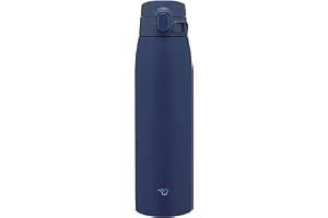 象印 水筒 大容量 950ml 【選べるサイズ】 洗いやすい シームレスせん 洗う点数3点 スポーツドリンクOK 保温・保冷 ワンタッチ マリンブルー SM-VB95-AM