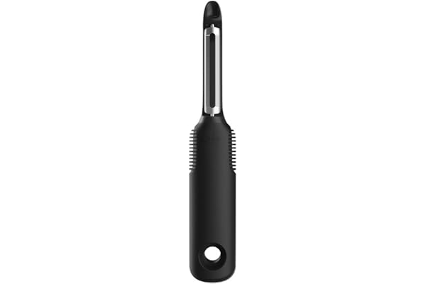 OXO オクソー 縦型 ピーラー タテ型 皮むき器 手が疲れにくい 軽い力でスルスル剥ける ステンレス刃 食洗機対応