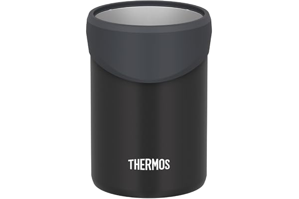 サーモス 保冷缶ホルダー 350ml缶用 2wayタイプ ブラック JDU-351 BK