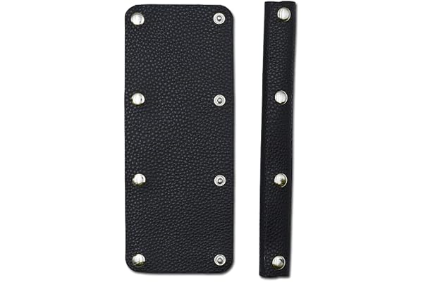 [L'PIERRE] バッグ用ハンドルカバー 2枚 ロングタイプ 20cm バッグ 持ち手カバー PU 革 レザー 汚れ防止 滑り防止 ハンドバッグ トートバッグ 鞄 かばん ハンドメイド