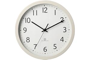 ニトリ 静音秒針 掛け置き兼用時計 SW 001FR 直径26cm ホワイトウォッシュ 8172745