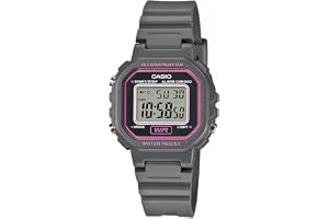 CASIO デジタル 腕時計 チプカシ チープカシオ LA-20WH-8A レディース ガールズ キッズ グレー×ピンク 海外モデル [並行輸入品]