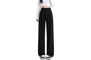 [ChicBlend] ワイドパンツ レディース スラックス 【美脚効果・シワになりにくい】 タック入り ウエストゴム ノーアイロン ロングパンツ 冷感 薄手 着瘦せ 体型カバー 快適 ズボン オフィス カジュアル 春 夏 服