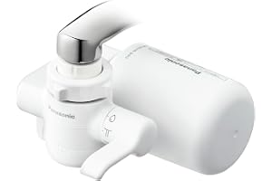 パナソニック 浄水器 蛇口直結型 カートリッジ交換1年 19物質除去 日本製 ホワイト TK-CJ14-W