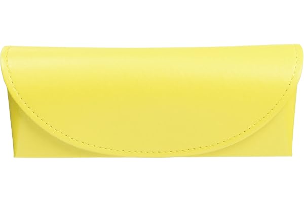 メガネ屋さんが作った こだわり メガネケース Mサイズ レモン 2107-09