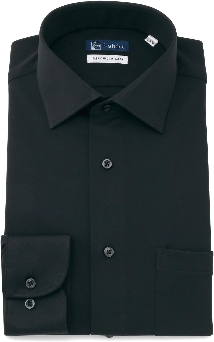 i-shirt 完全ノーアイロン ストレッチ 超速乾 長袖 アイシャツ ワイシャツ メンズ カラー 濃色
