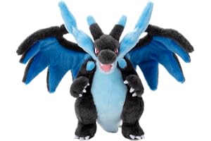 タカラトミーアーツ(TAKARATOMY A.R.T.S) ポケモン キミにきめた!ポケモンゲットぬいぐるみ メガリザードンX ぬいぐるみ 幅約35cm