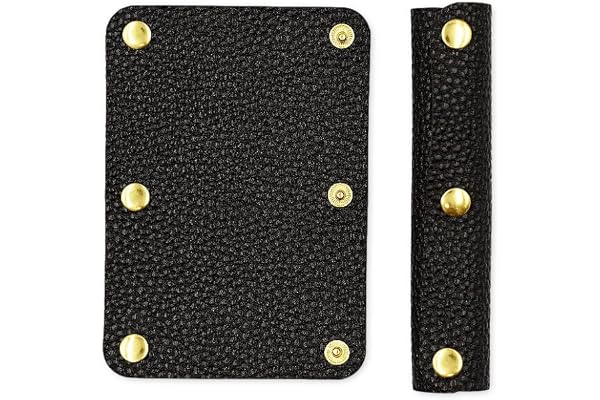 [L'PIERRE] バッグ用ハンドルカバー 2枚1セット 厚目生地 SS~L バッグ 持ち手カバー PU革 レザー 汚れ防止 滑り防止 ハンドバッグ トートバッグ 鞄 かばん ハンドメイド