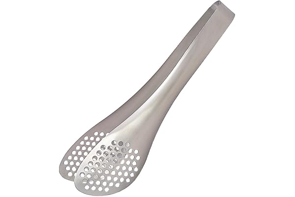 柳 宗理 ステンレストング 穴あき | 日本製 食洗機対応 一体成型で衛生的 水気を切れる バーベキュー パスタ あらゆる「掴む」に対応する